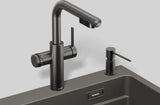 BLANCO CHOICE ICONA-L  metallische Oberfläche Hochdruck satin platinum 527927