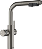 BLANCO CHOICE ICONA-L  metallische Oberfläche Hochdruck satin platinum 527927
