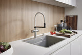BLANCO CHOICE ICONA  metallische Oberfläche Hochdruck Edelstahl gebürstet 527656