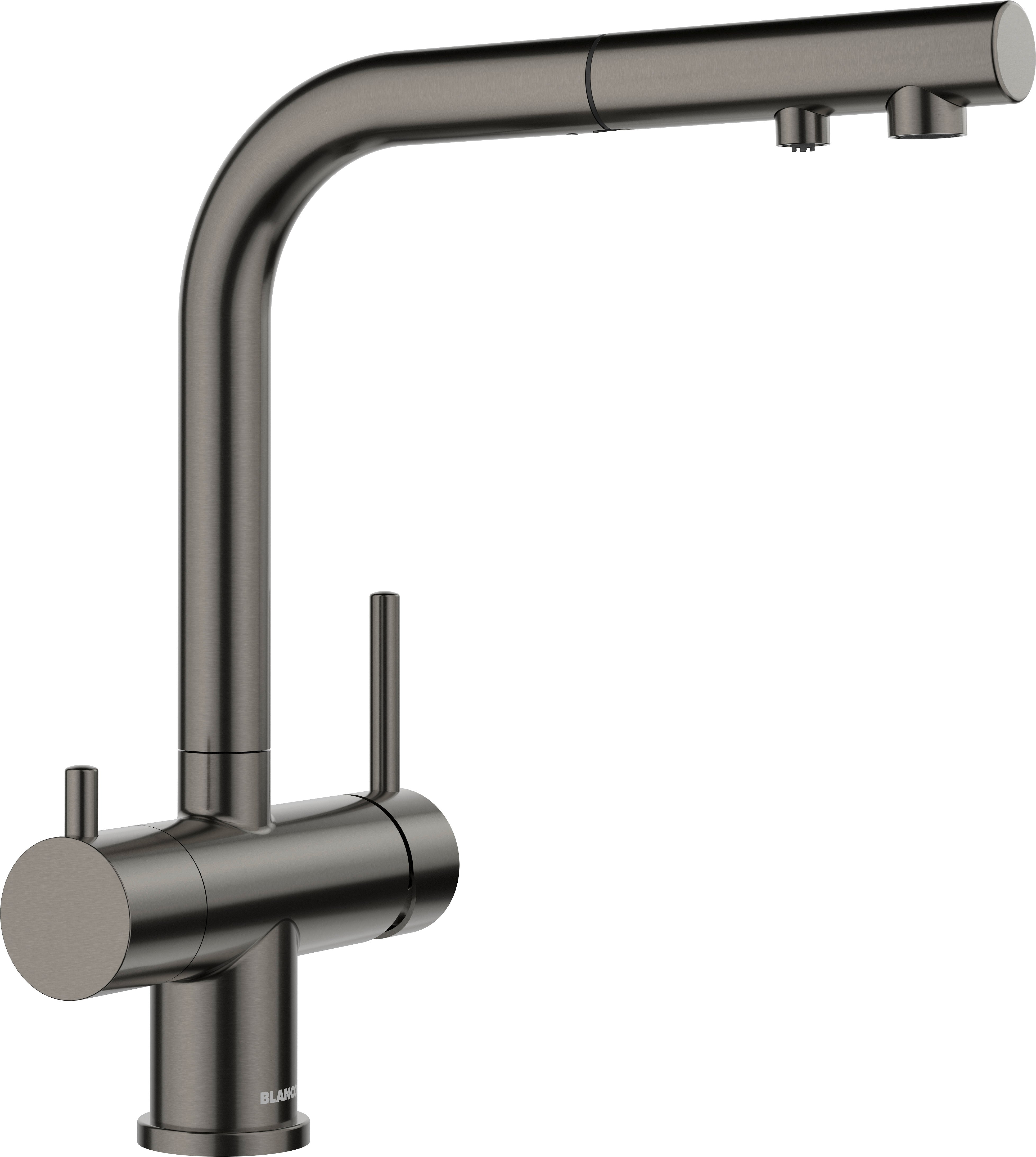 BLANCO FONTAS-S II  metallische Oberfläche Hochdruck satin dark steel 527737