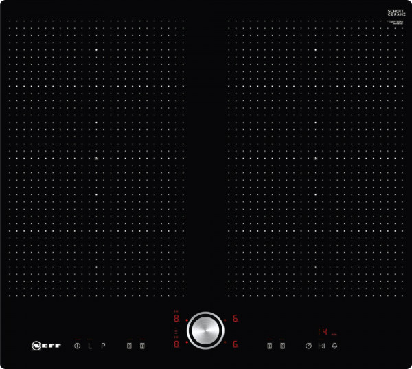 Neff T56PT60X0 FlexInduction, flächenbündig, TwistPad® Flat, 2 x Flexzone