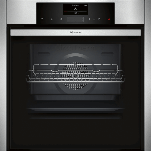 Neff B45FS24N Einbaubackofen mit FullSteam und Slide&Hide®, mit 12 Beheizungsarten