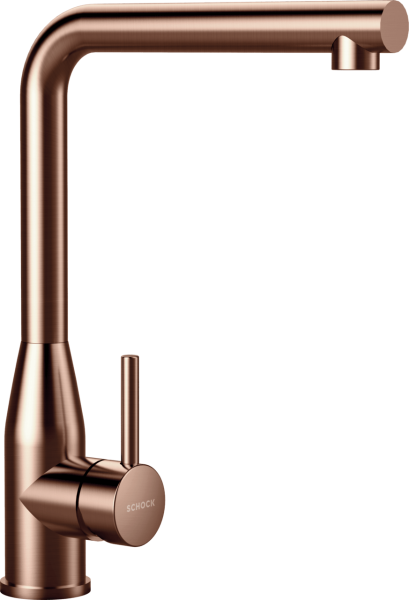 Schock Armatur Keto Festauslauf Edelstahl massiv