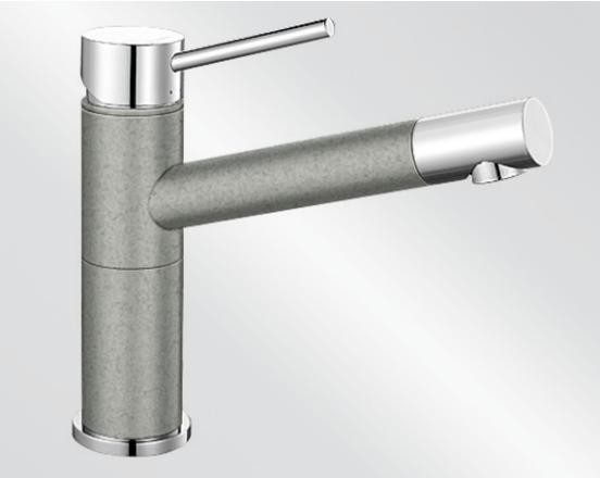 BLANCO ALTA Compact Festauslauf im SILGRANIT®-Look