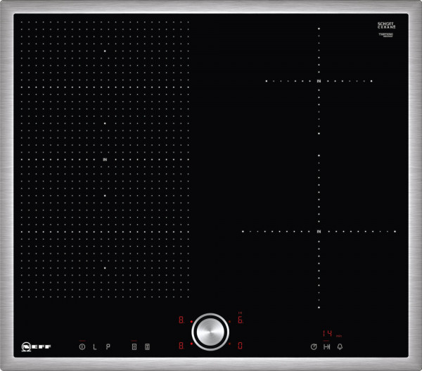 Neff TBT5650N FlexInduction, TwistPad® Flat, 1 x Flexzone, 4 Induktionskochzonen