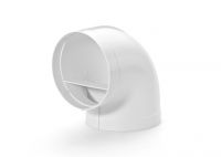 Abluft-Rohrbogen flow 90° System 150 mit Muffe Abluft-Rohrbogen flow 90° System 150 mit Muffe