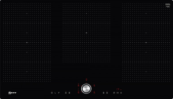 Neff T59PT60X0 FlexInduction, flächenbündig, TwistPad® Flat, 3 x Flexzone, 5 Induktionskochzonen