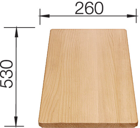 BLANCO Schneidbrett aus massiver Buche 218313 BLANCO Schneidbrett aus massiver Buche 218313