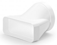 Übergangsstück Flachkanal auf Rundrohr 150 Übergangsstück Flachkanal auf Rundrohr 150