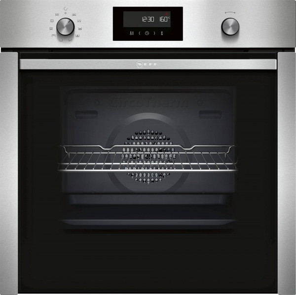 Neff B6CCH7AN0 Einbaubackofen mit CircoTherm®, Hide® und Pyrolyse, mit 8 Beheizungsarten, CircoTherm