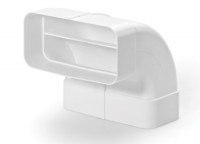 Compair® flow 125 Flachkanal Rohrbogen vertikal 90° Compair® flow 125 Flachkanal Rohrbogen vertikal 90°