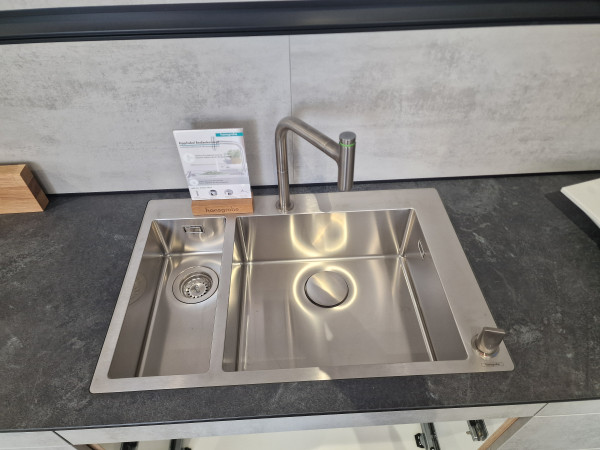 Hansgrohe Spülencombi 180/450 mit 2-Loch Select-Küchenmischer